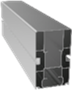 מסילת PVC 90 על 150